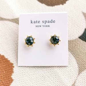 Kate Spade | Flying Colors Bezel | Gold Stud Earrings